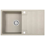 Granitinė virtuvinė plautuvė Kuchinox RAB, SBF_411Y, Beige
