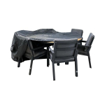 Lauko baldų uždangalas Home4You, 120x75 cm, juodas