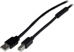 USB A į B aktyvus kabelis - STARTECH - 20 m - Juodas