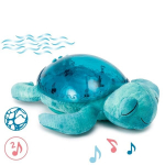 Naktinis &scaron;viestuvas su &scaron;viesos projekcija su melodijomis Vežlys melynas Tranquil Turtle Aqua Ocean , Cloud B 008236