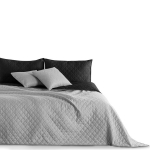 Dvipusė lovatiesė Axel Silver Black, 240x260 cm