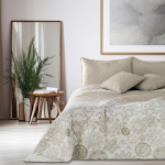 Dvipusė lovatiesė Alhambra White Beige, 200x220 cm