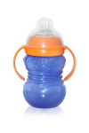 Nei&scaron;siliejantis puodelis Lorelli, 240 ml, violetinė/oranžinė