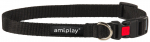 Amiplay​ antkaklis su užraktu Basic, XL, juodas