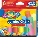 Spalvota kreida JUMBO Colorino Kids, 6 spalvų