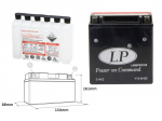 Akumuliatorius Landport YTX16-BS, 14 Ah 12V