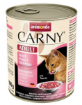 Konservai katėms Animonda Carny Adult su jautiena, kalakutiena ir krevetėmis 800g