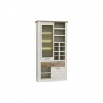 Vitrina Duro DURV821L, baltos/ąžuolo spalvos