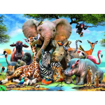 Dėlionė "Afrikos draugai" Ravensburger, 13075, 300 d.