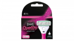Skustuvo peiliukai moterims Wilkinson Sword Quattro, 3 vnt.