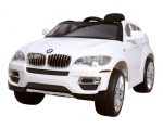 Elektromobilis vaikams BMW X6, baltas