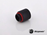 BitsPower Fitting G1/4" Inch, 15mm Carbon, Black (BP-CBWP-C60)
