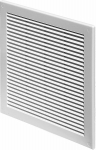 Vėdinimo grotelės 15x15 cm baltos su tinkleliu