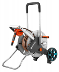Gardena rinkinys: Comfort Flex laistymo žarna 25 m ir AquaRollM metalinis vežimėlis, 18547-20