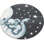 Vaiki&scaron;kas kilimas Kids Blue 0560, 120x120 cm