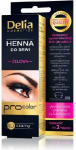Antakių dažai Delia Cosmetics Henna 15 ml, 1.0 Black