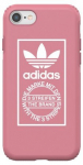 &bdquo;Adidas&ldquo; dėklas Apple iPhone 7 / 8 telefonui &bdquo;Snap Case&ldquo;, rožinis
