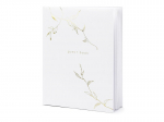 Svečių palinkėjimų knyga Guest Book, 22 lapai, balta