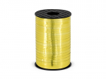 Plastikinė dovanų pakavimo juosta, auksinė, 5mm/225m