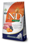 Farmina N&D GF Medium/Maxi su moliūgais, ėriena ir mėlynėmis, 2,5 kg