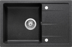 Deante granitinė virtuvinė plautuvė Deante Leda ZRD 2113, Graphite