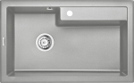Deante granitinė virtuvinė plautuvė Deante Eridan ZQE S10B, Metallic grey