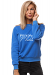 Moteri&scaron;kas mėlynas džemperis Prada