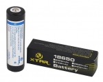 xtar 18650 3,7 v ličio jonų 2600 mah baterija su apsauga