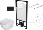WC komplektas Deante Peonia Rimless 5in1 CDEN6ZPW
