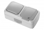 Rozetė su jungikliu, IP54,16A, 2240V
