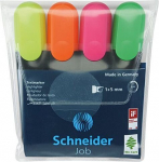 Teksto žymekliai Schneider, 1-5 mm, 4 spalv.