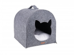 Amiplay guolis-būda Hygge Quick Grey, 33x42x42 cm