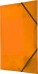Tetis A4 aplankas su gumyte, oranžinis