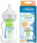 Buteliukas nuo pilvo dieglių Dr Browns Options Plus, 0 mėn+, 150 ml