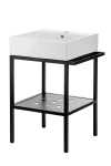 Deante praustuvas Temisto su pastatoma konsole CDTS6U4S, black mat