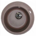 Granitinė plautuvė Round 1 Coffe brown