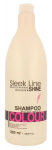 Drėkinamasis, spindesio suteikiantis &scaron;ampūnas dažytiems plaukams Stapiz Sleek Line Colour, 1000 ml