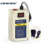 12V 10Ah ličio jonų įkraunamas akumuliatorius su LED ir 12,6V 1A įkrovikliu