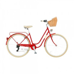 Miesto dviratis Classic Elegance 28", raudonas