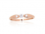 Auksinis žiedas moterims Diamond Sky DS01G660