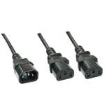 Lindy 2 x C13 ir C14, 1m
