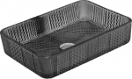 Stiklinis praustuvas Mexen Akra, Black