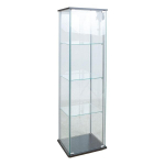 Vitrina Home4You Aiko, 42x36x161cm, skaidri
