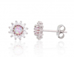 Sidabriniai auskarai moterims DiamondSky &bdquo;Moon Charm XII&ldquo; DS02A829