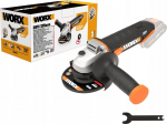 Akumuliatorinis kampinis &scaron;lifuoklis Worx Wx803.9 20v, 125mm