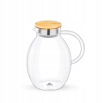 Wilmax ąsotis, 2400 ml, Karabinas vandeniui su bambukiniu dangteliu "Wilmax" 2400 ml