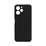 Connect Soft Touch silikoninis dėklas telefonui Xiaomi Redmi 12 / 12 5G Juodas
