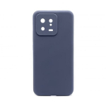 Connect Soft Touch silikoninis dėklas Xiaomi Redmi 13 Tamsiai mėlynas