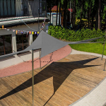 Lauko burė Patio, pilka
