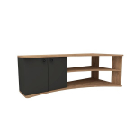 TV staliukas Kalune Design Termera, rudas/pilkas